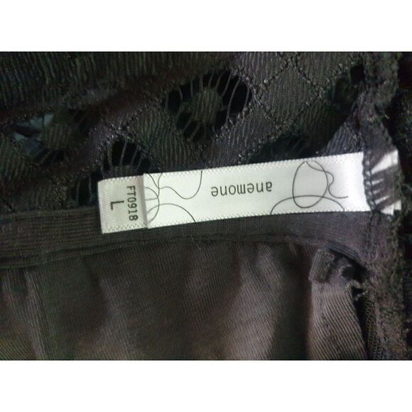 Women's Bralette Large Stretchy Lace Crop Top Cross Back Tank Top Large NWOT - Picture 8 of 8